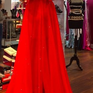 Sherri Hill long formal beaded gown